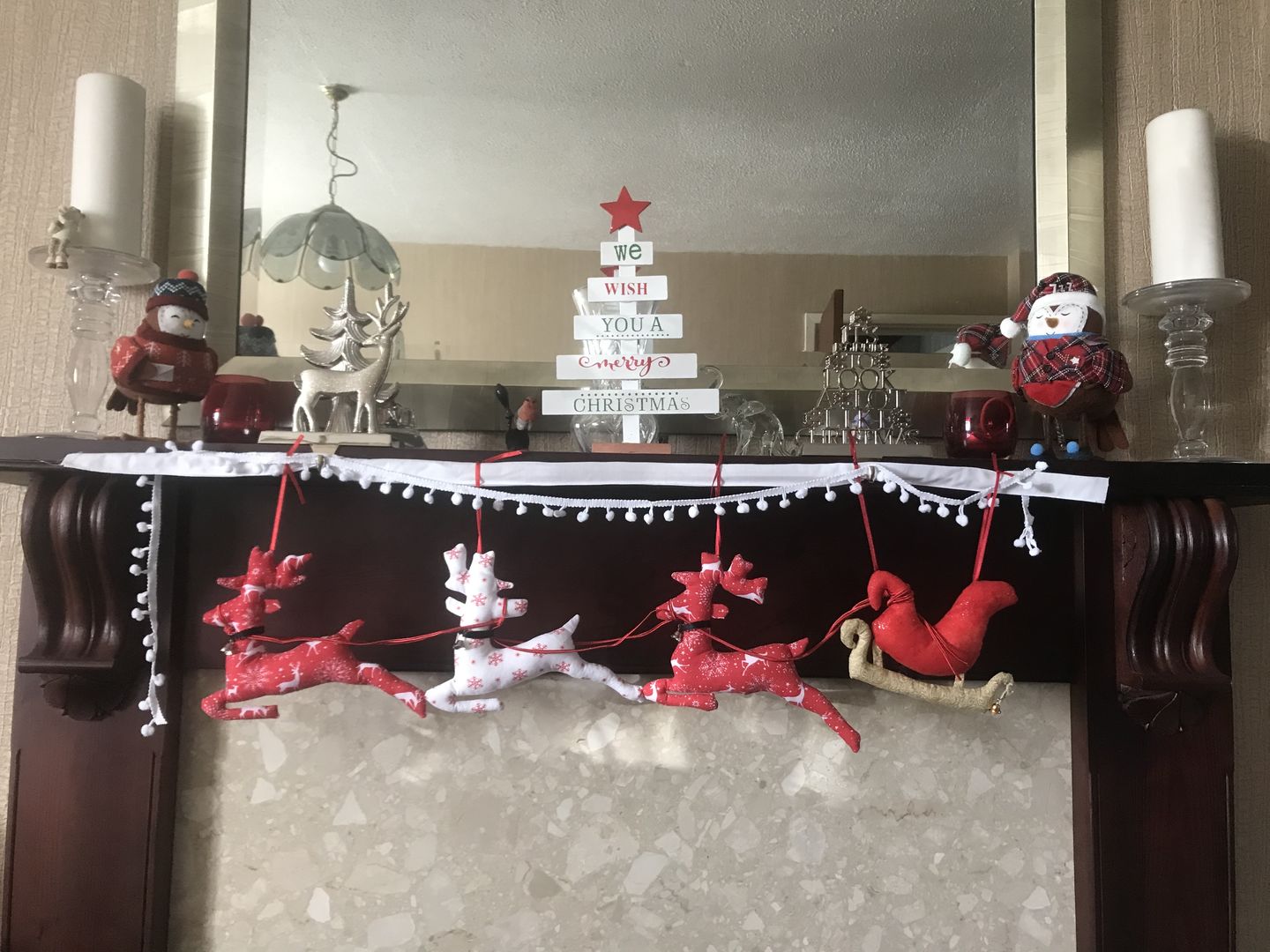 Customer photo review of Reindeer Polycotton Fabric