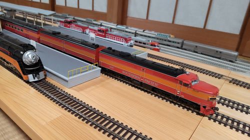Customer photo review of Rapido 023034 PA-2/PB-2 Set: Southern Pacific Daylight #6037 and #5918, DC/Silent, HO