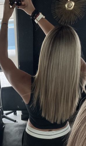 Customer photo review of Bundle Yummy 🔥 Gummy Stars X2 + Scalp Serum