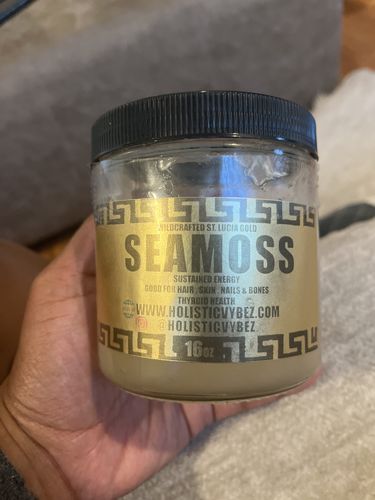 Customer photo review of The Wellness Trio Sea Moss Gel Combo