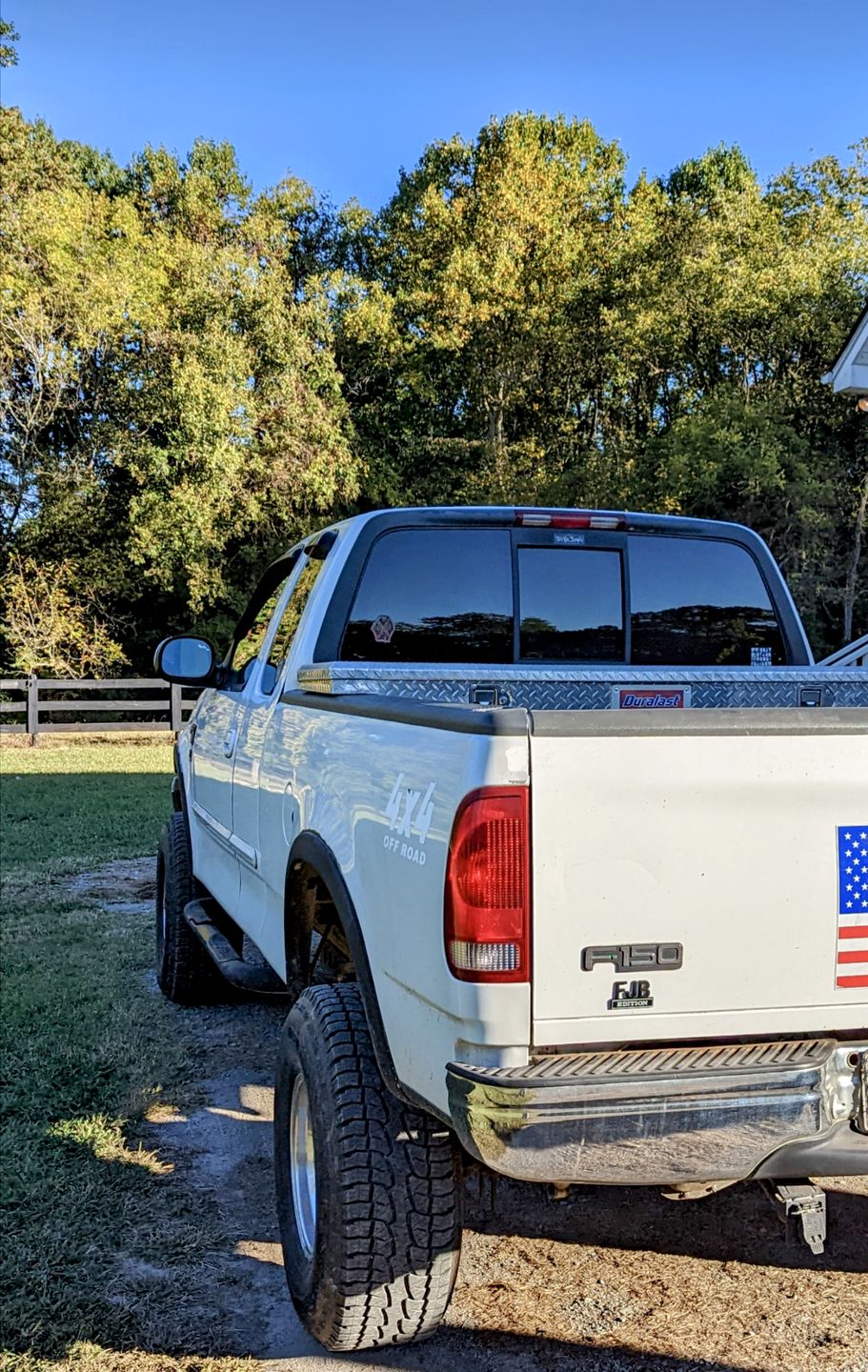 Customer photo review of Whiskey Steak Freedom Decal