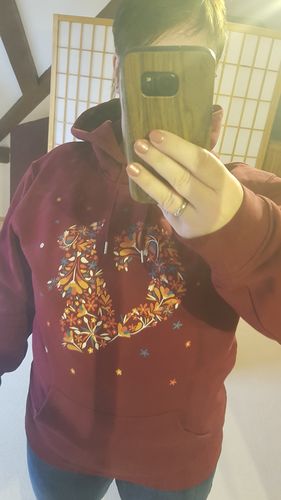 Customer photo review of BLUMENHÖRNCHEN - Bio Unisex Hoodie (PREMIUM)