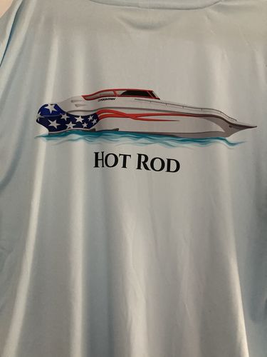 Customer photo review of Custom Digital Boat Artwork