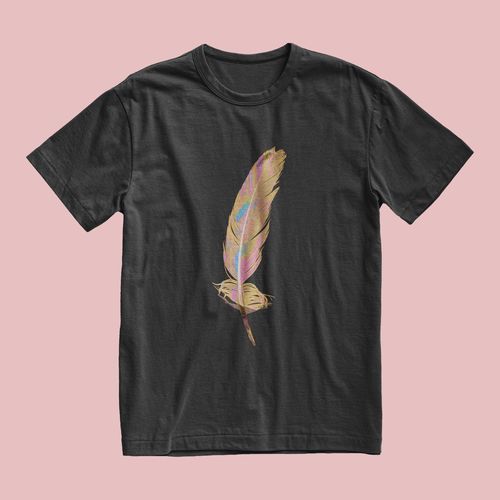 Customer photo review of Minimalist Crewneck T-Shirt Mockup (Adobe Photoshop)