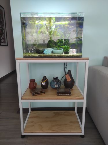 Customer photo review of Repisa 60 x 35 x 75 Blanca MIMA