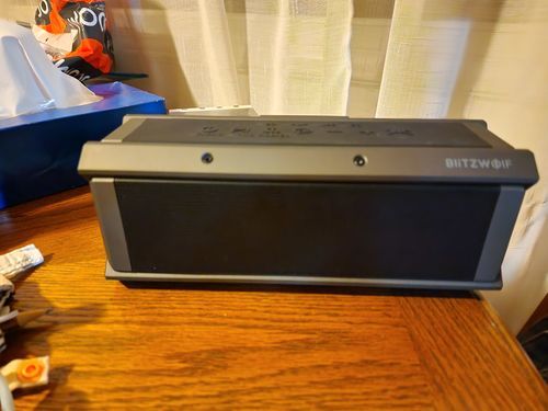 Customer photo review of BlitzWolf® BW-WA3 100W Bluetooth Speaker Portable Speakers Quad Drivers Dual Diaphragm Deep Bass RGB Light TWS 5000mAh Outdoors Wireless Speaker