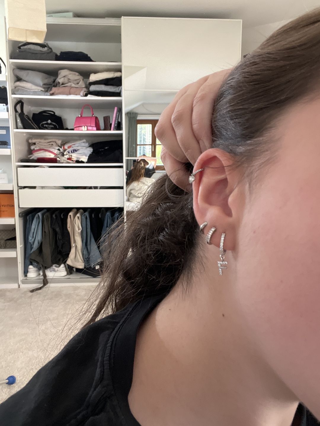 Customer photo review of Drop Clicker Piercing | Chirurgenstahl