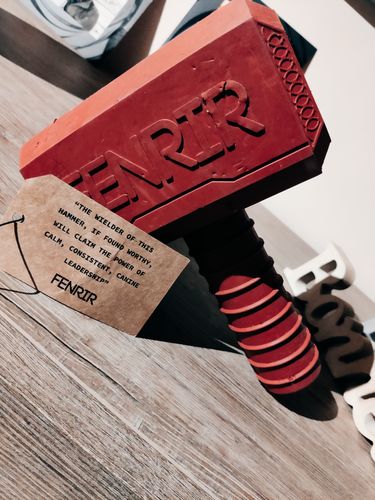 Customer photo review of The Fenrir Hammer