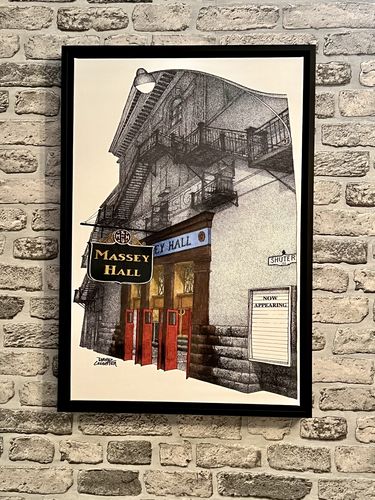Customer photo review of Massey Hall Classic Toronto Wall Art