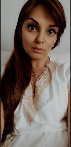 Customer photo review of Fashion Lace-Up Loose Bat Sleeve V-Neck Elastic Waist Dress