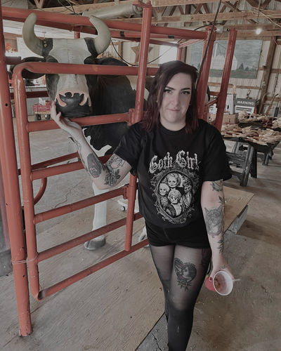 Customer photo review of Goth Girls - Graphic Tee