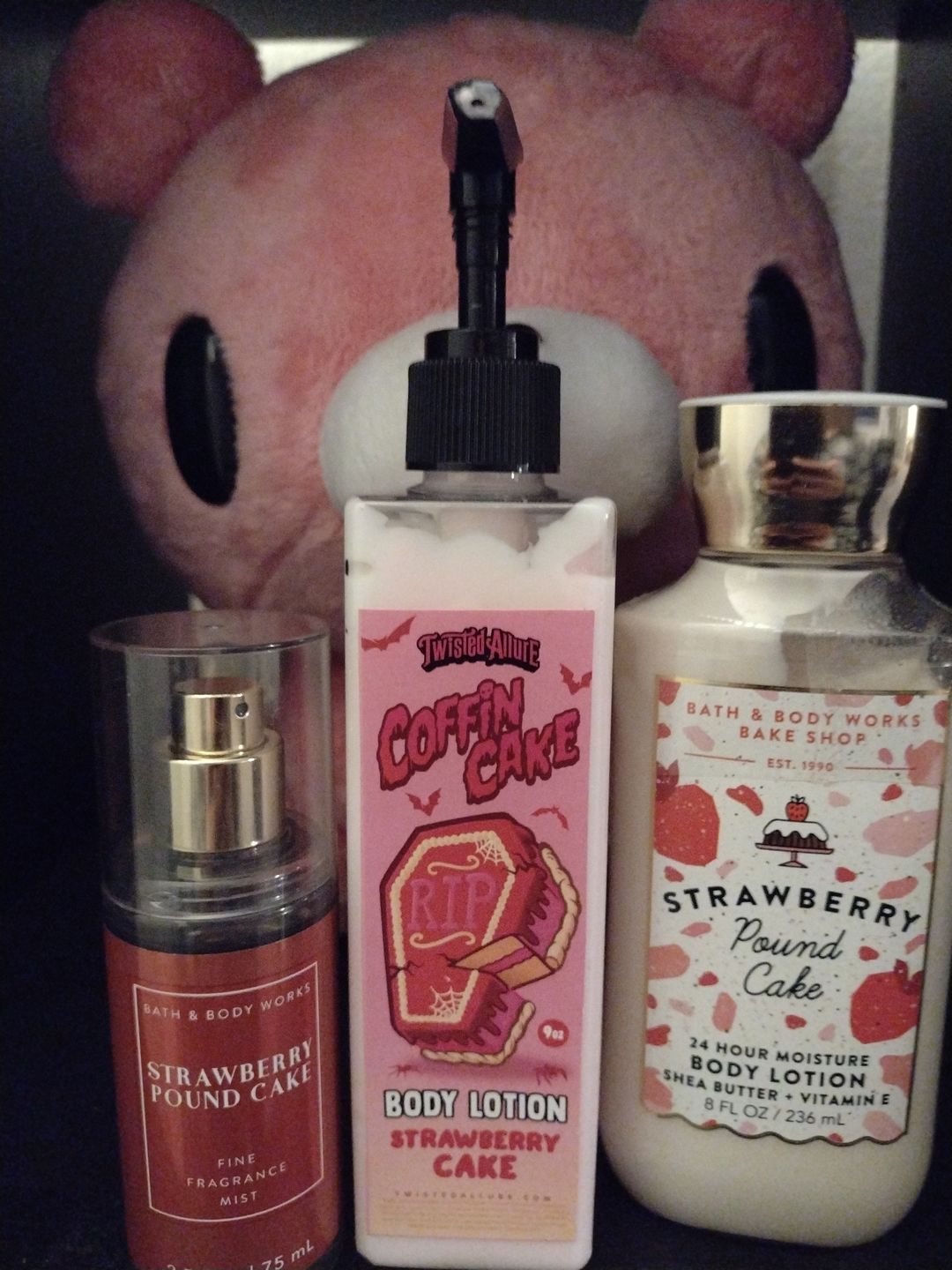 Customer photo review of Coffin Cake Body Lotion