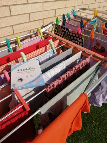 Customer photo review of Eco-Tiras de Detergente 40 lavados Natulim