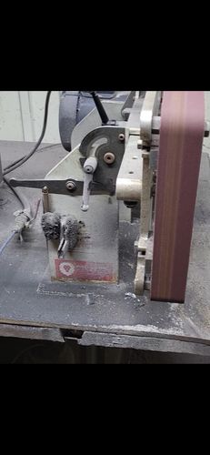 Customer photo review of 2 X 72 Inch Flexible Metalworking Sanding Belts, 6 Pack