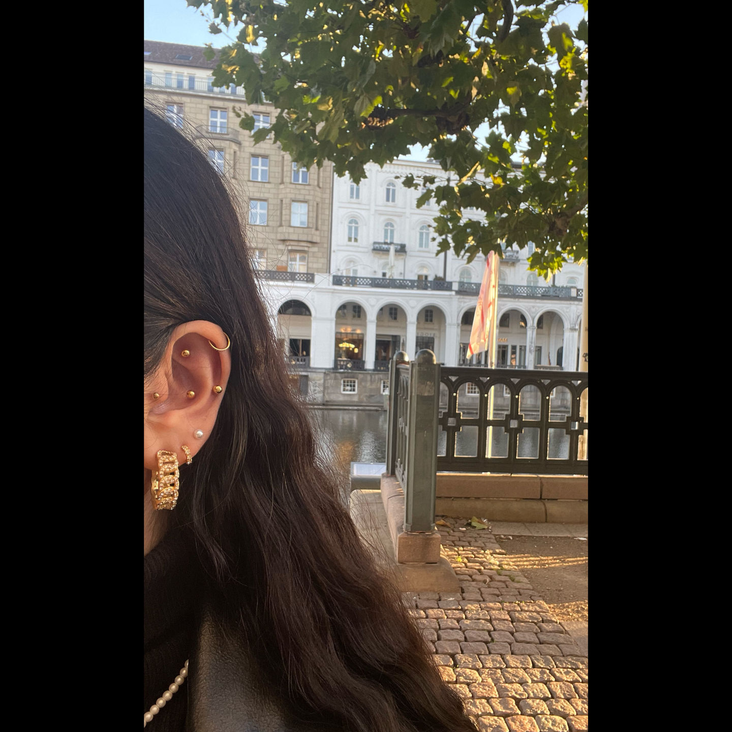 Customer photo review of Zircon Clicker | Nasen- & Ohrpiercing