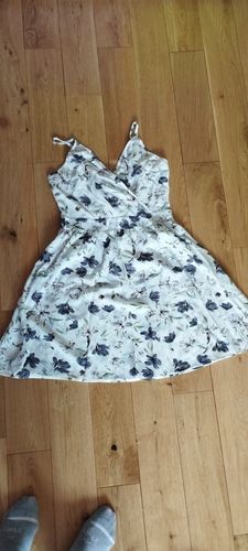 Customer photo review of Sleeveless Spaghetti Strap Sexy Backless Midi Dress