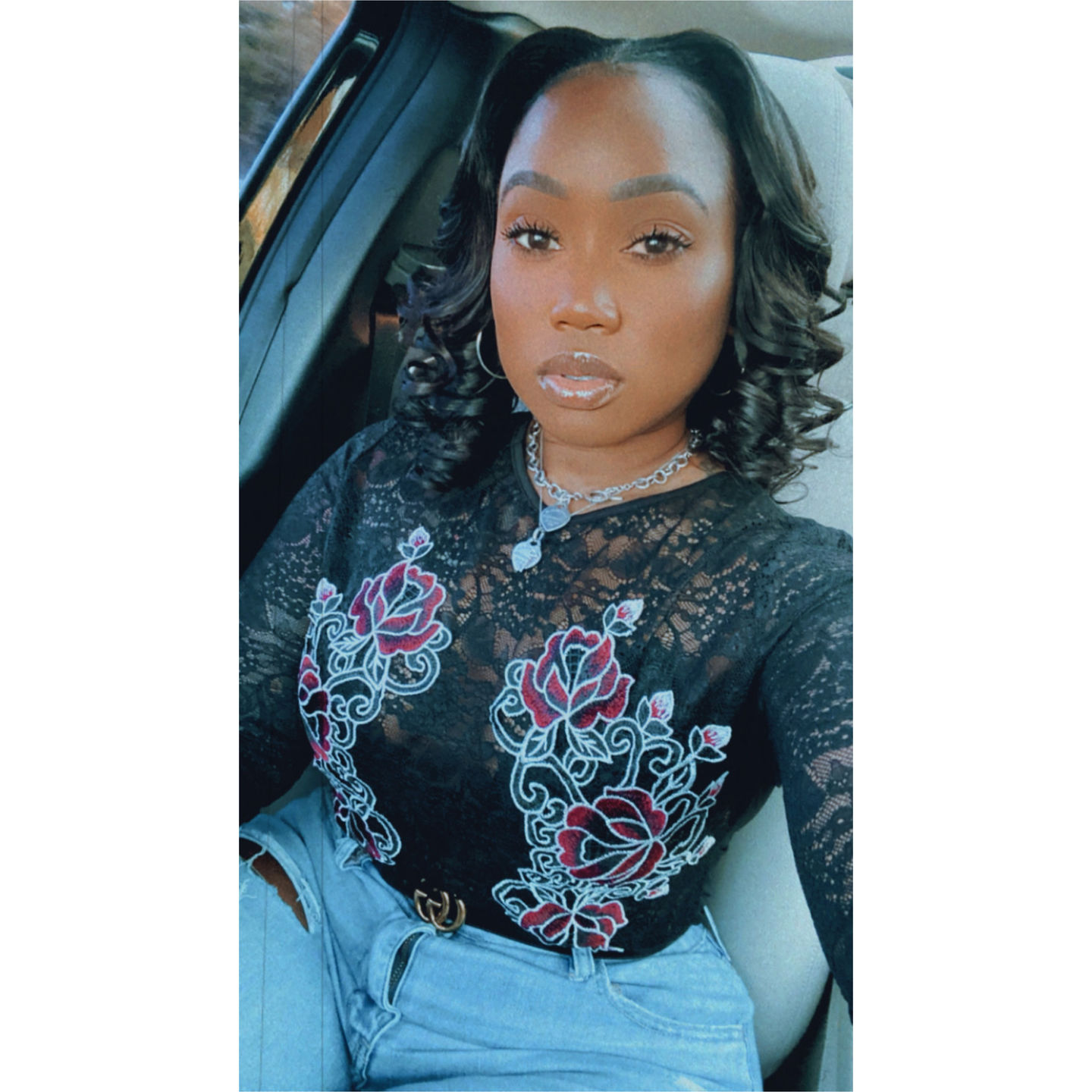 Customer photo review of Natural Color Body Wave Micro Loop/I Tip Microlinks Hair Extension