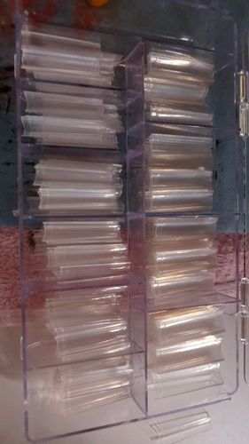 Customer photo review of Tip Cuadrado Curvatura C Crystal XL 400 pzas