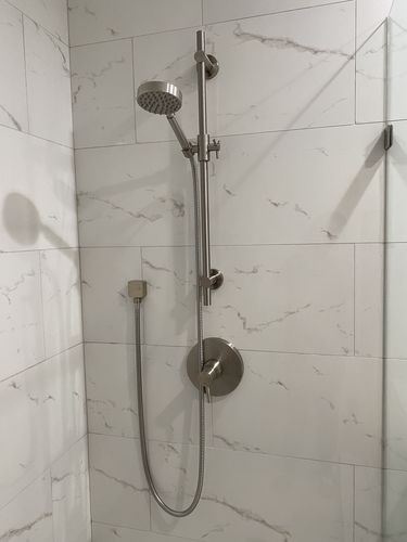 Customer photo review of 1-Spray Handheld Shower Head, Handshower Only