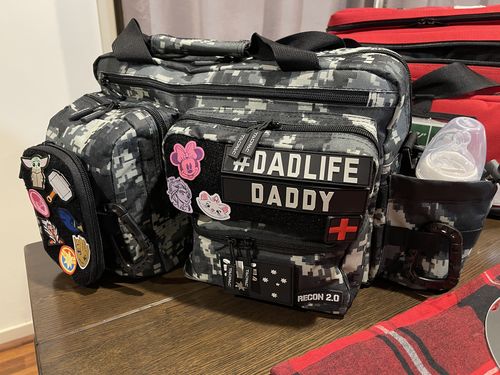 Customer photo review of Tacpac 'Recon 2.0' Digital Camo Nappy Bag Set