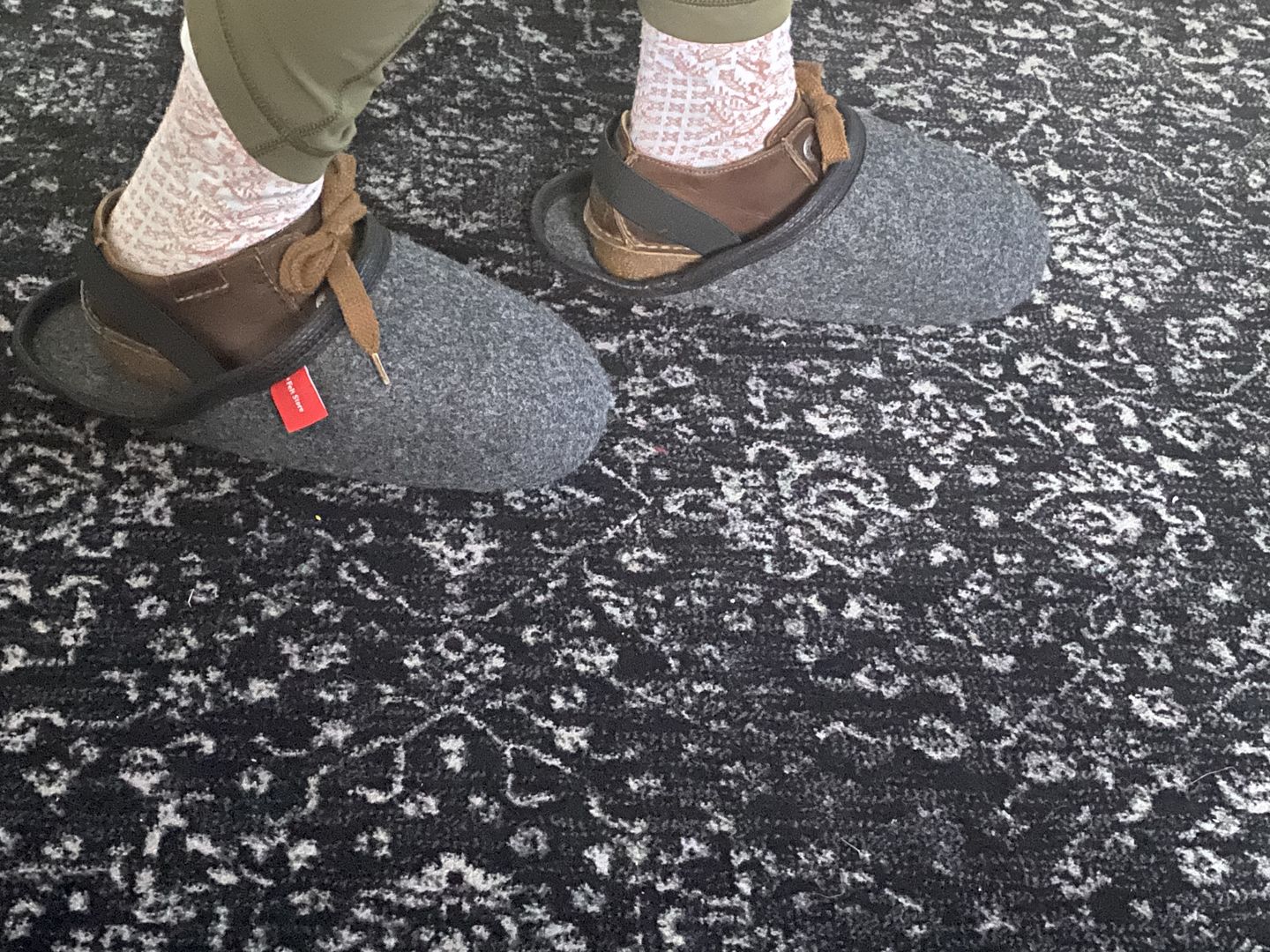 Customer photo review of Indoor Overshoes