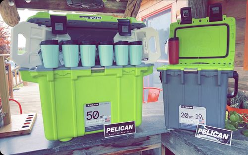 Customer photo review of Pelican 50QT Elite Cooler Adventure Bundle