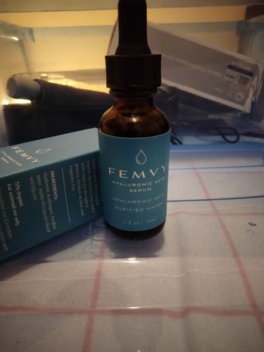 Customer photo review of Femvy Hyaluronic Acid Serum