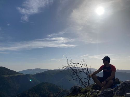 Customer photo review of Trail Snapback Flex Mesh Cap