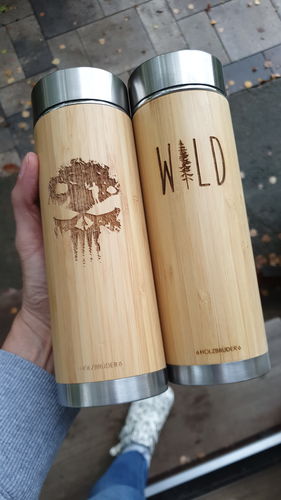 Customer photo review of Nature Skull Thermoskanne  (WH)