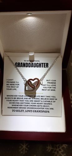 Customer photo review of To My Granddaughter - Personalized Beautiful Gift Set - SS117