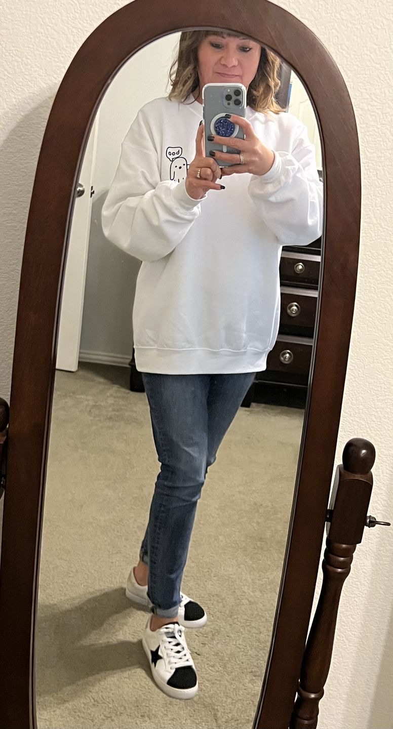 Customer photo review of Boo Ghost (Left Chest)