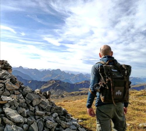 Customer photo review of Rucksack mit Patch (🌲)