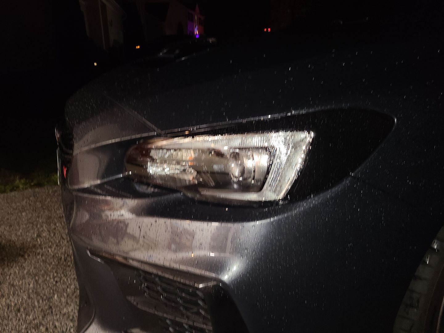 Customer photo review of Blackout Headlight Overlays