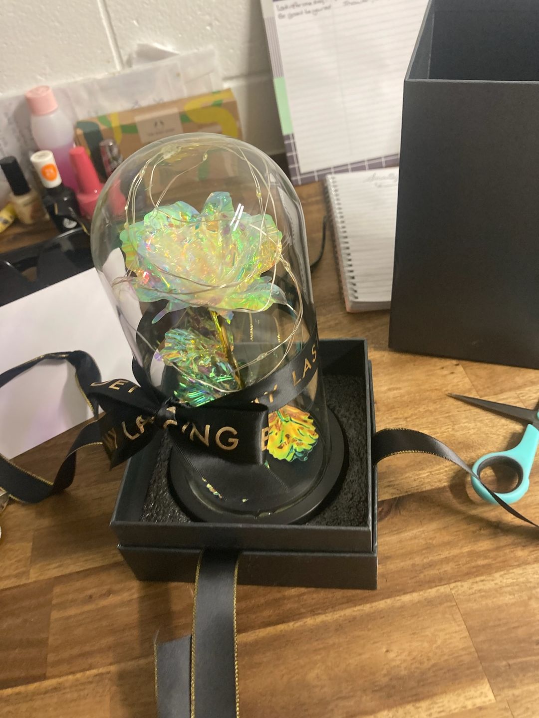 Customer photo review of Galaxy LED Rose Dome