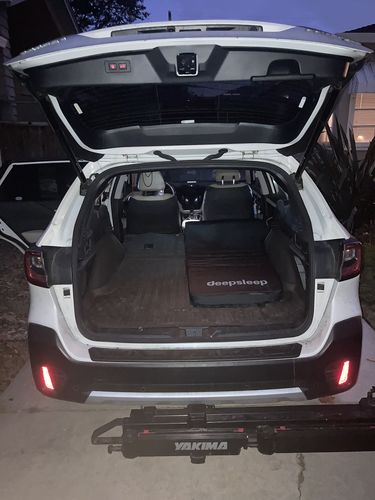 Customer photo review of deepsleep Solo Mat for Subaru Outback