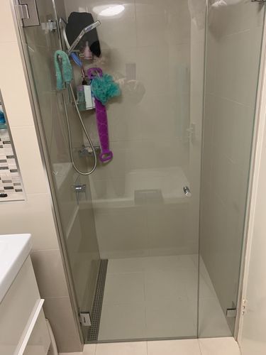 Customer photo review of GLASSGUARD™ Glass Restoration Stain Remover