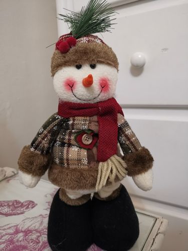Customer photo review of Merry Christmas Doll Ornament
