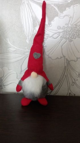 Customer photo review of Merry Christmas Doll Ornament