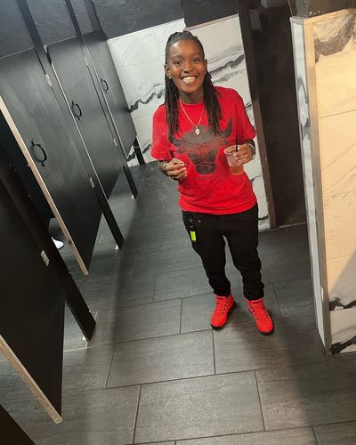 Customer photo review of Jordan 9 Chile Red DopeSkill Chile Red T-shirt Sneaker Bull Graphic