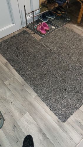 Customer photo review of Mosható és Csúszásgátló Szennyfogó Szőnyeg Mikroszálas Lábtörlő kivitelben