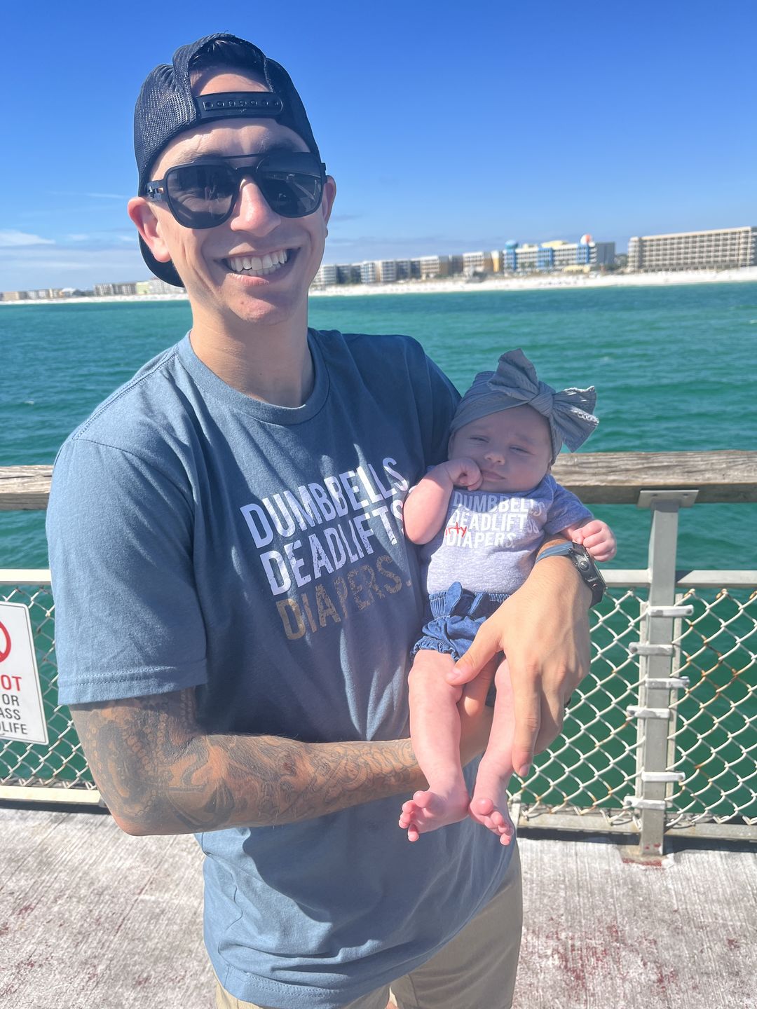 Customer photo review of Steel Blue Triple D T-Shirt