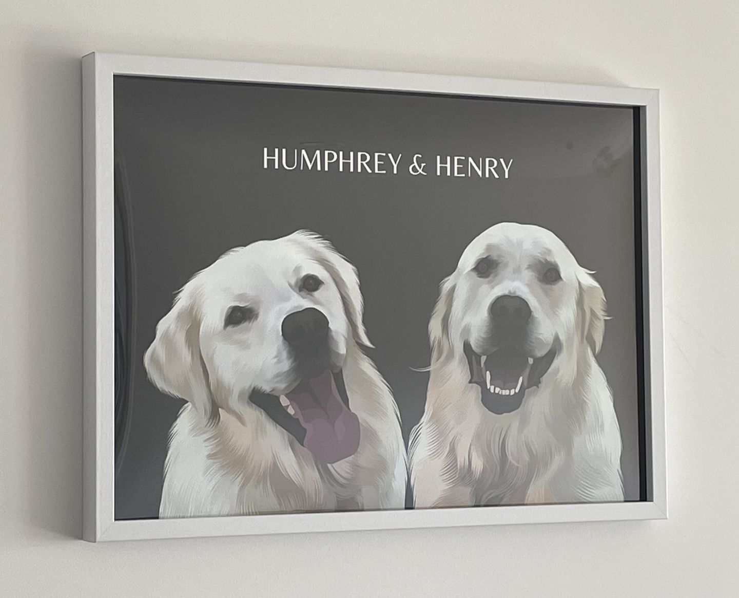 Customer photo review of Two-Pet Portrait