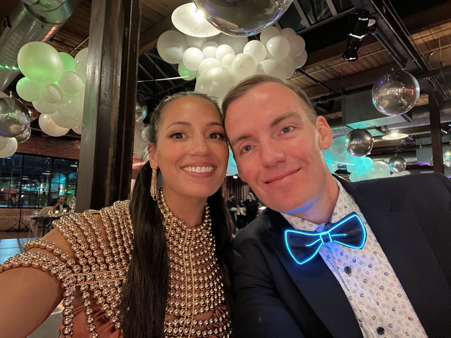 Customer photo review of Party LED Bow Tie Light Up Bow Tie