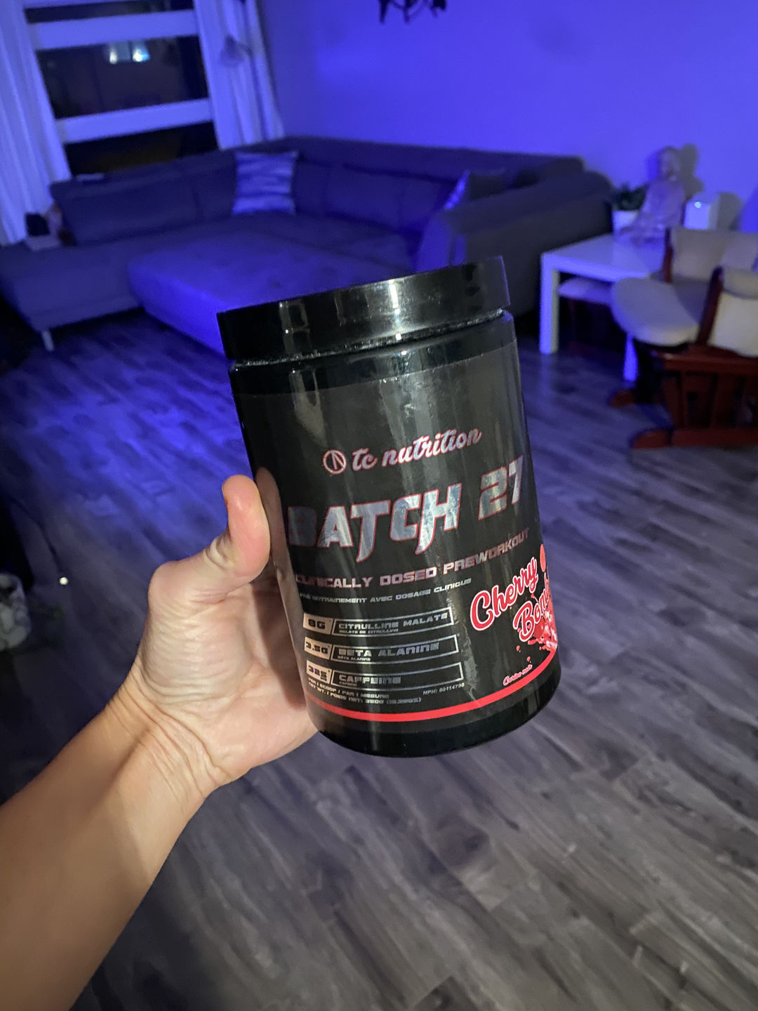 Customer photo review of TC Nutrition - Batch 27 Pre Workout 360g