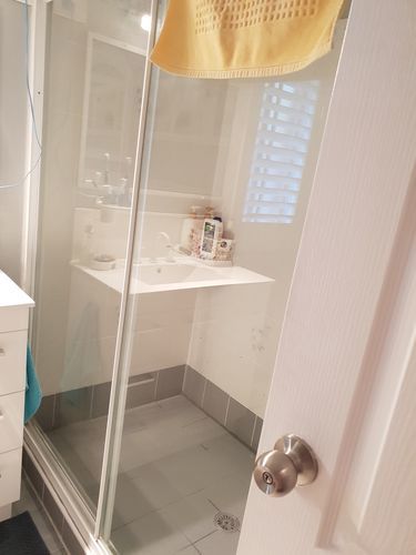 Customer photo review of GLASSGUARD™ Glass Restoration Stain Remover