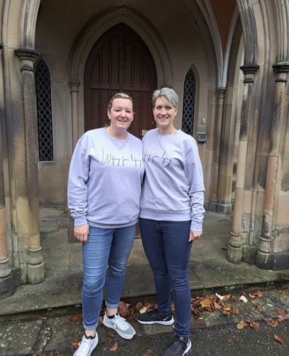 Customer photo review of Wifey For Lifey Script Sweatshirt (MRK X)