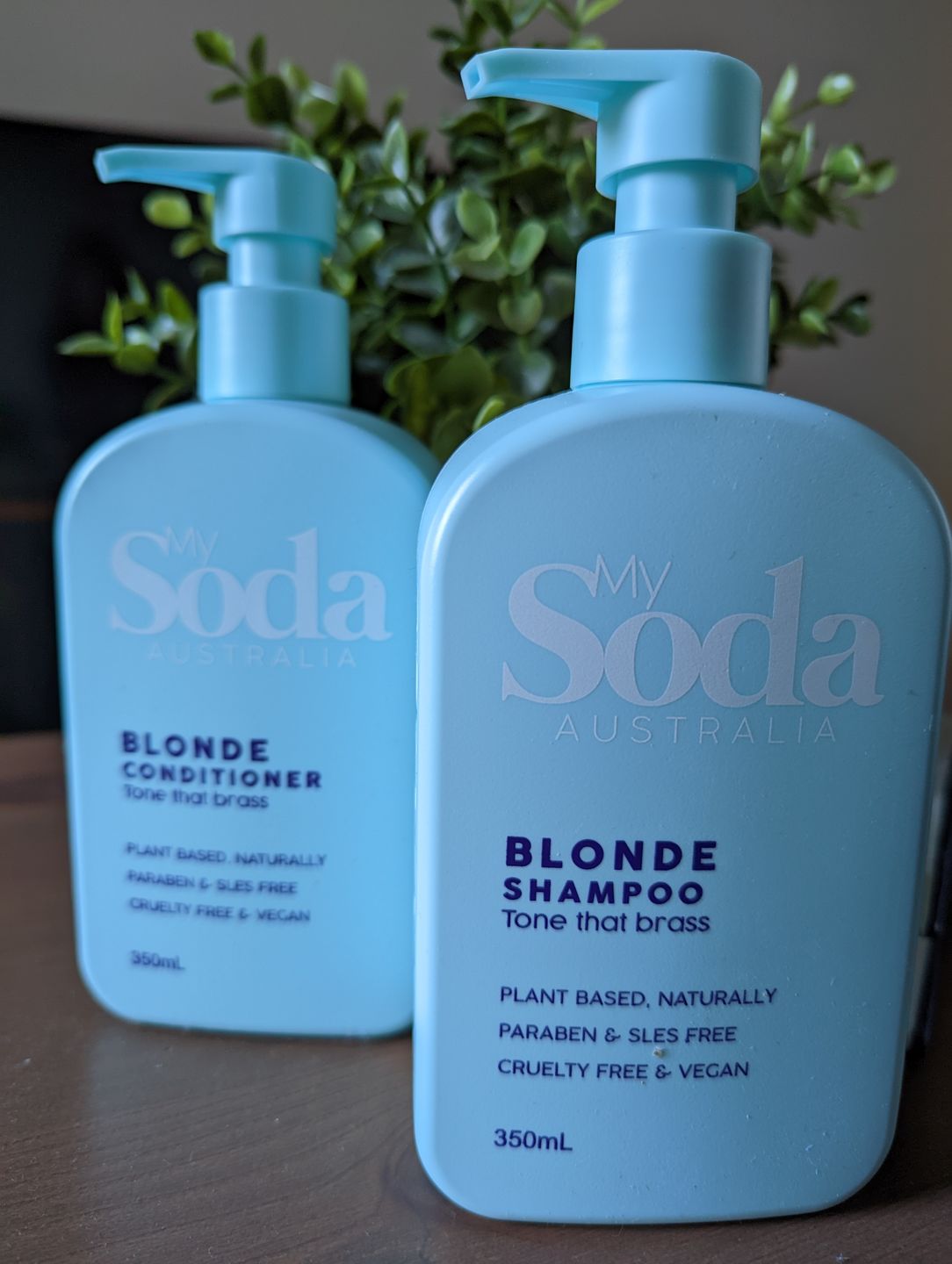 Customer photo review of BLONDE SHAMPOO