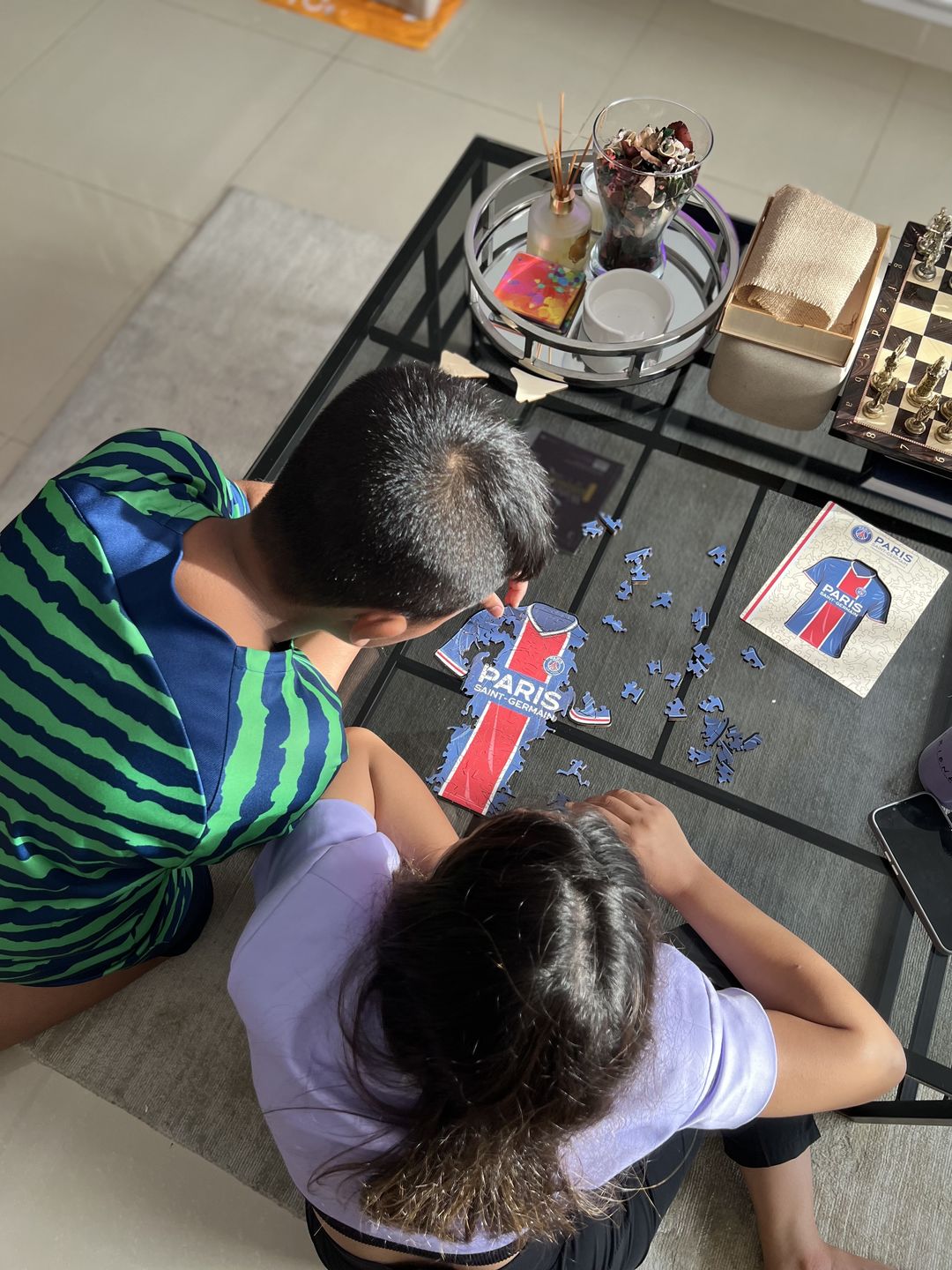 Customer photo review of Paris Saint-Germain FC® Jersey - Official Wooden Puzzle
