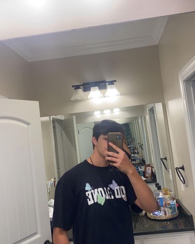 Customer photo review of God Alone Butterfly Tee