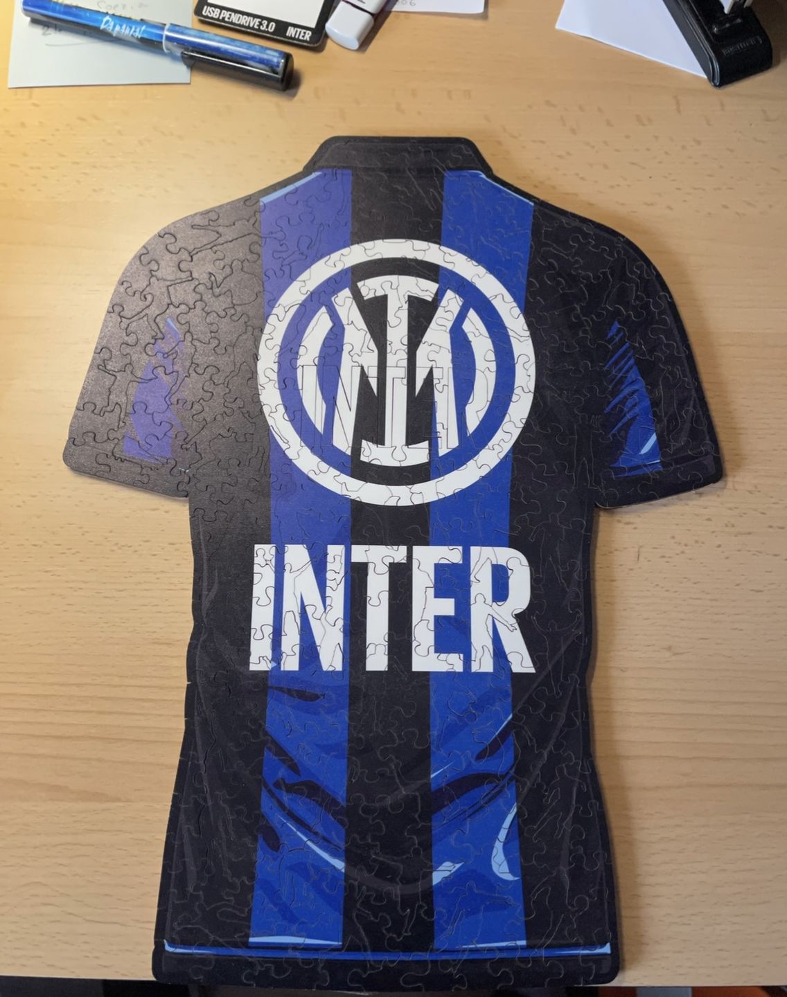 Customer photo review of FC Inter® Jersey - Official Wooden Puzzle